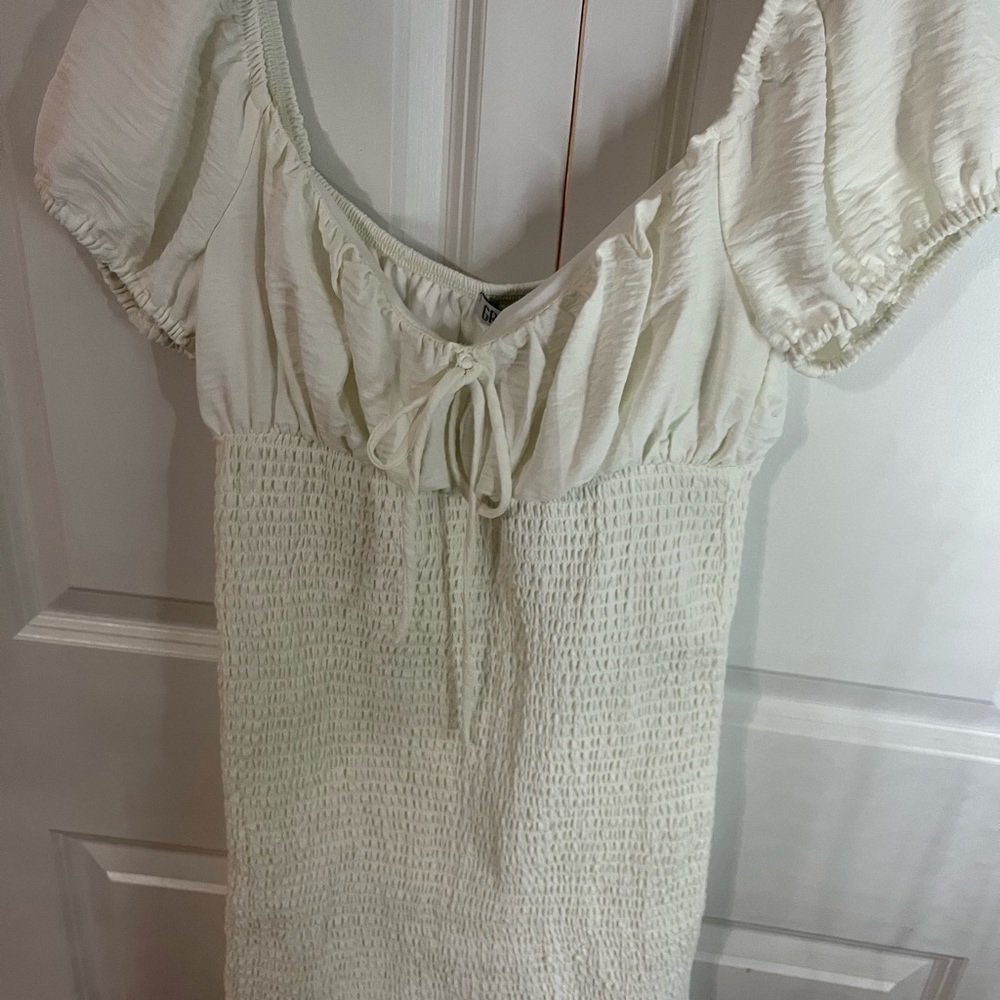 White Smock Dress